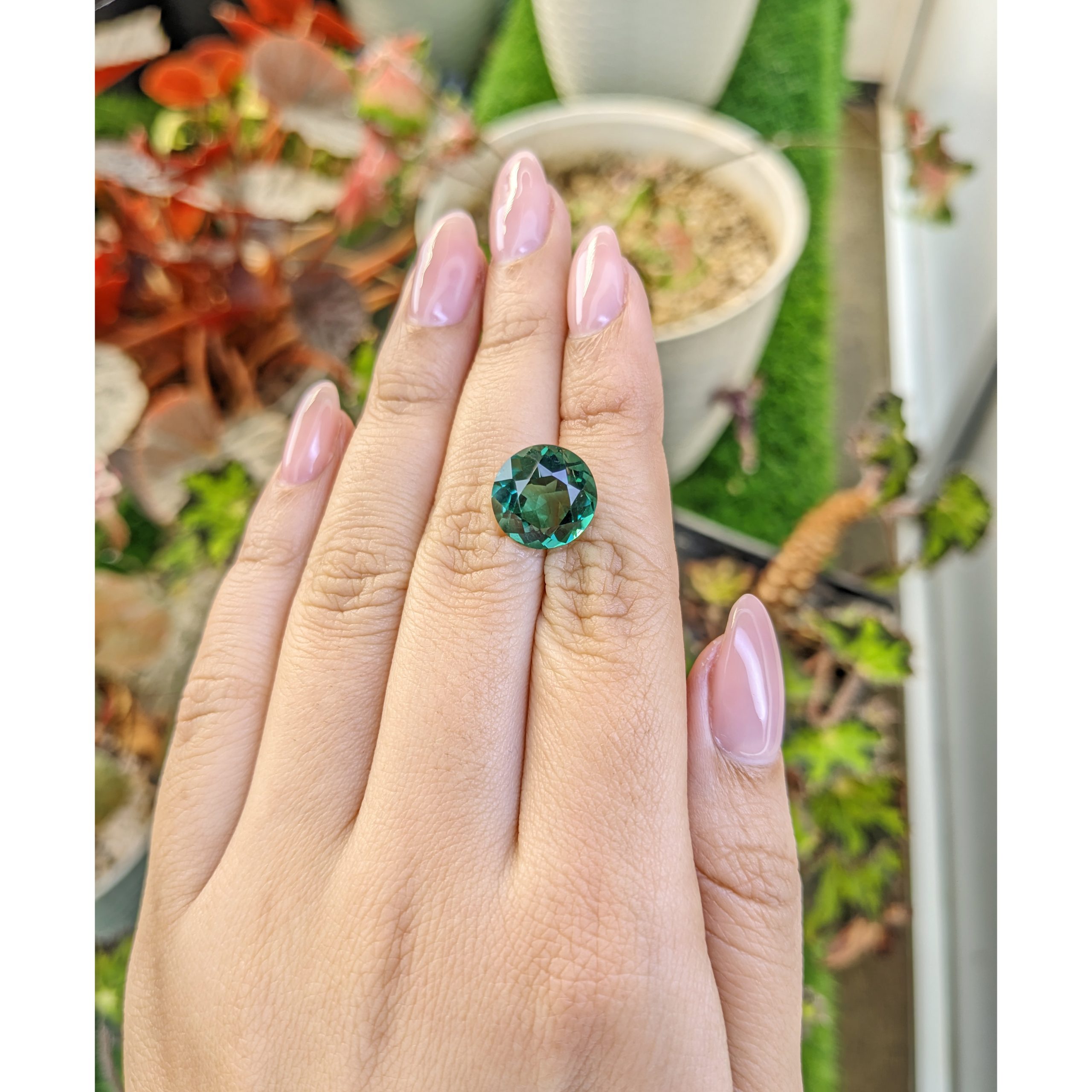 6.71 Ct. Bluish Green Prasiolite from Brazil - Image 2