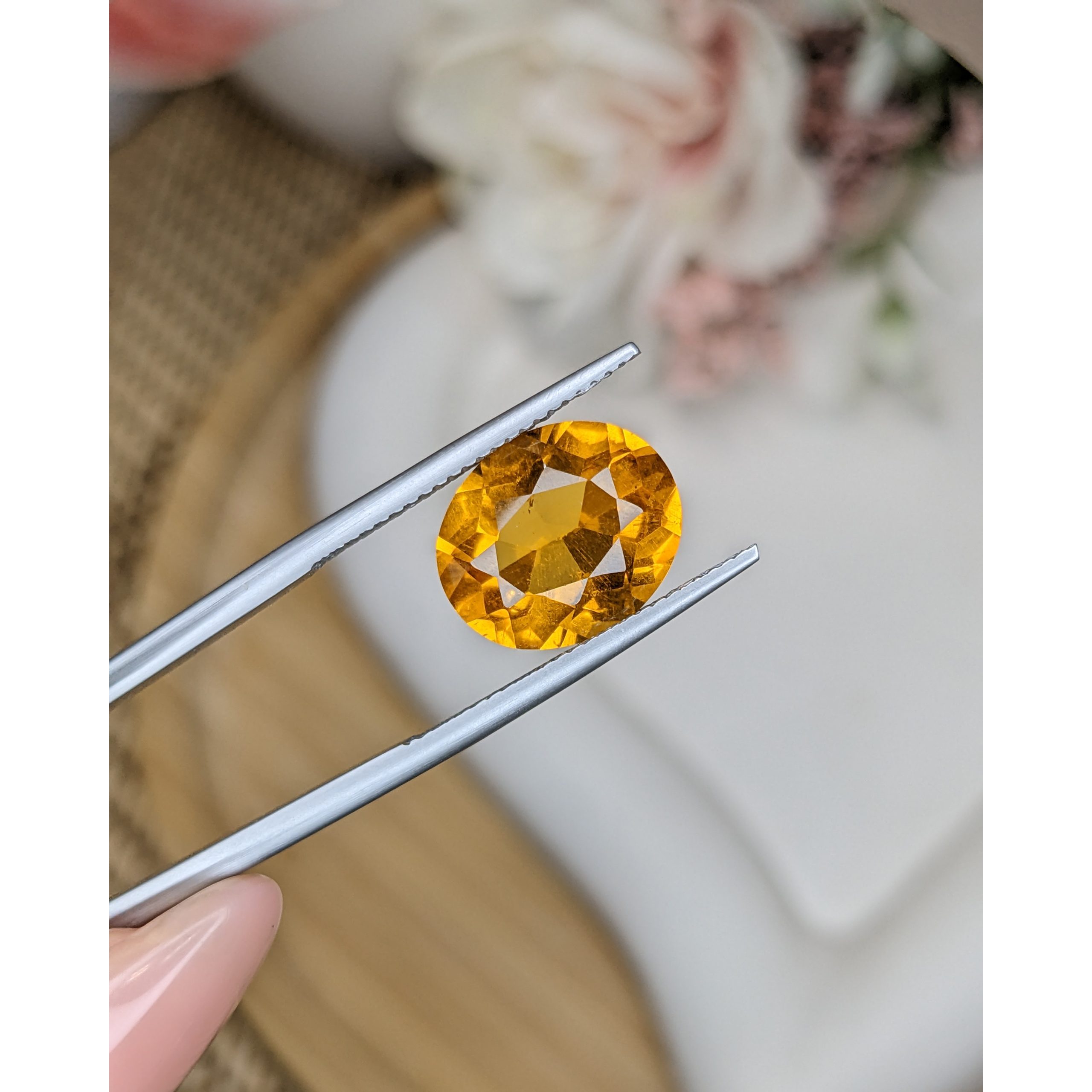 5.36 Ct. Orangish Yellow Citrine from Brazil - Image 2
