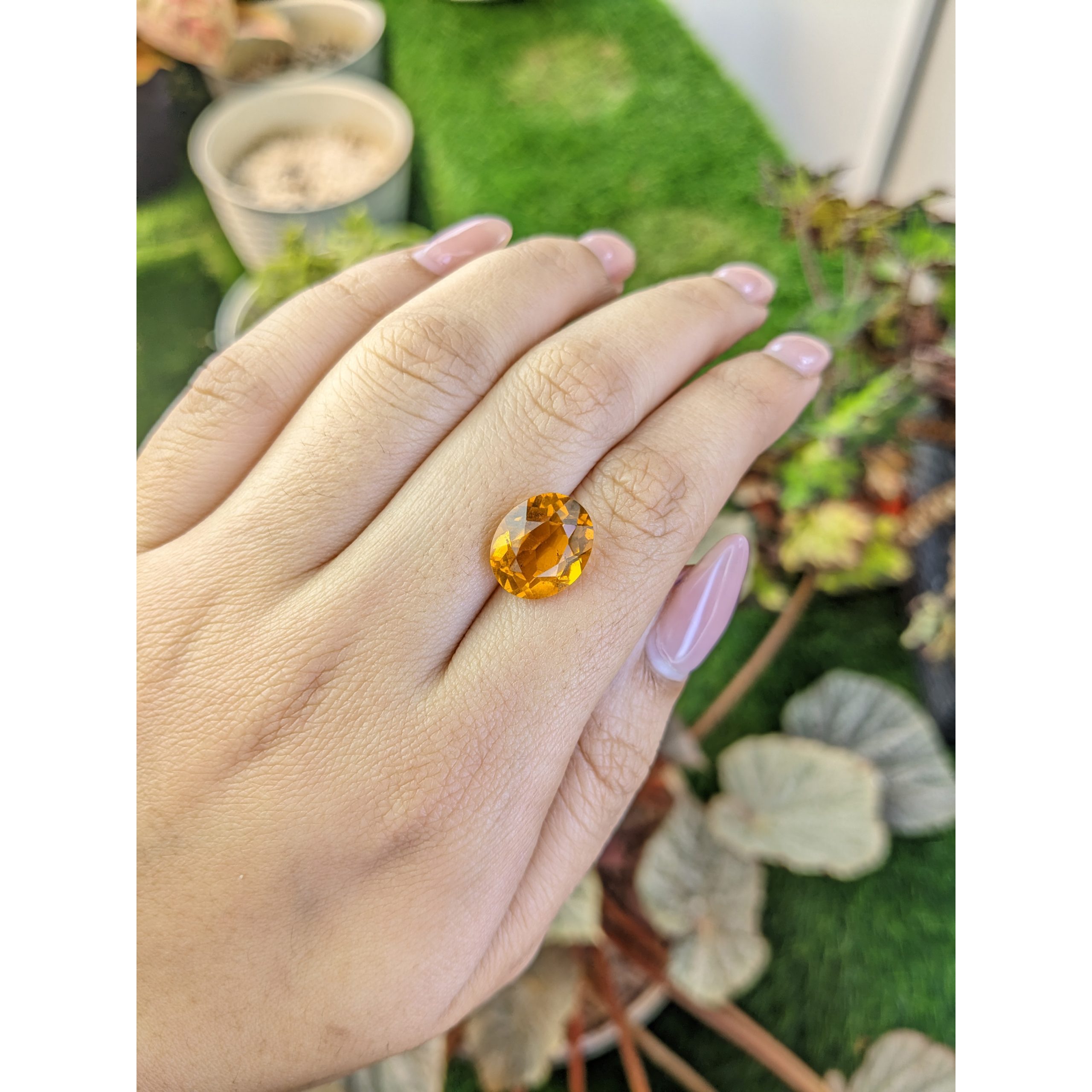 5.36 Ct. Orangish Yellow Citrine from Brazil - Image 3