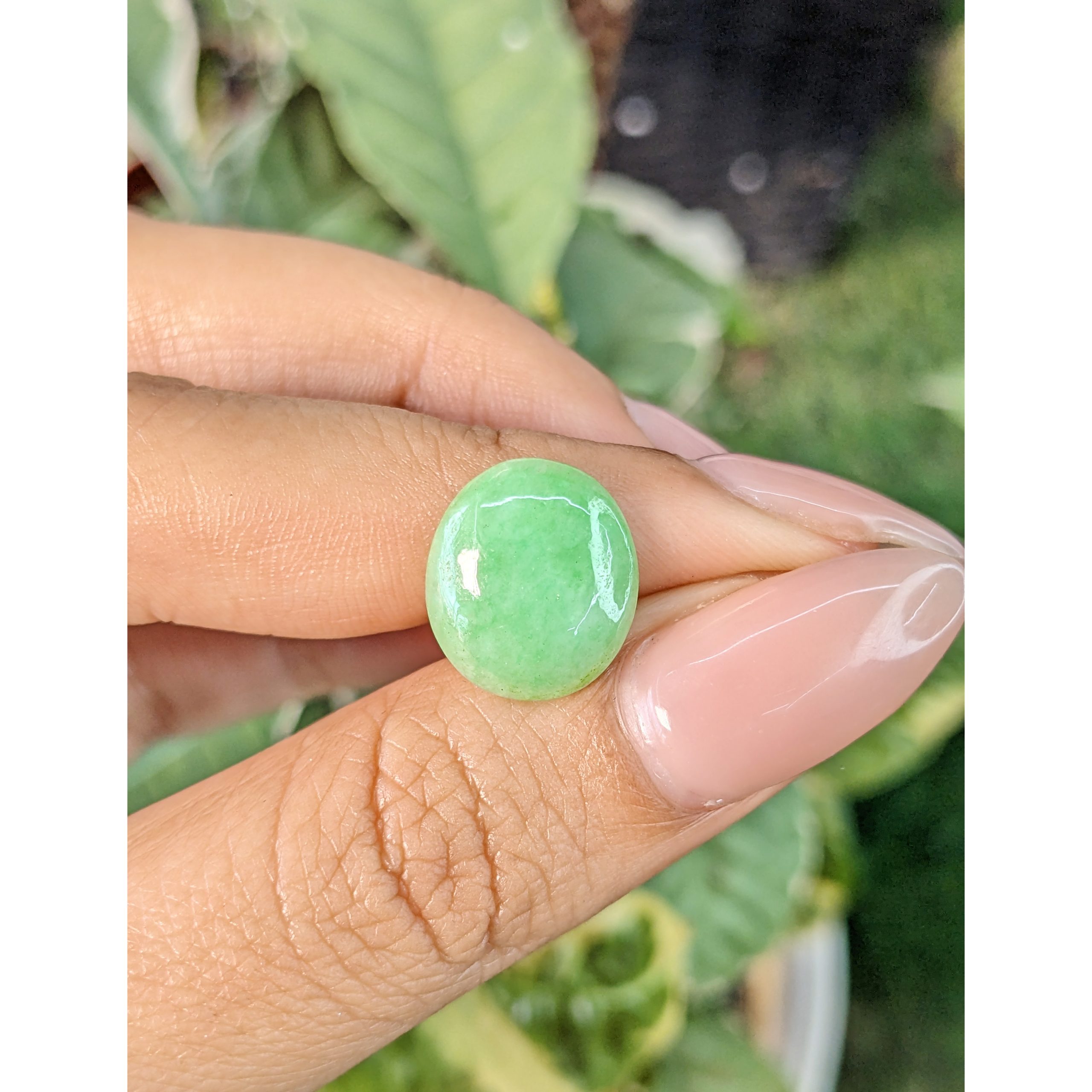 4.53 Ct. Green Cabochon Jade from Burma (Myanmar) - Image 2