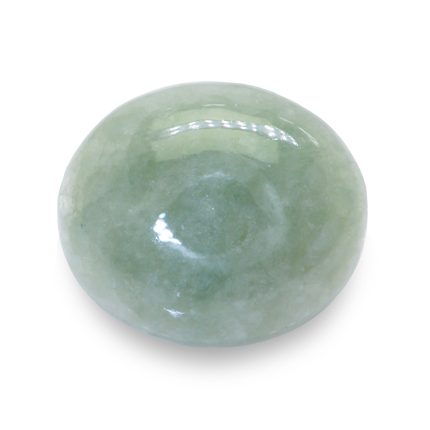 5.88 Ct. Green Cabochon Jade from Burma (Myanmar)