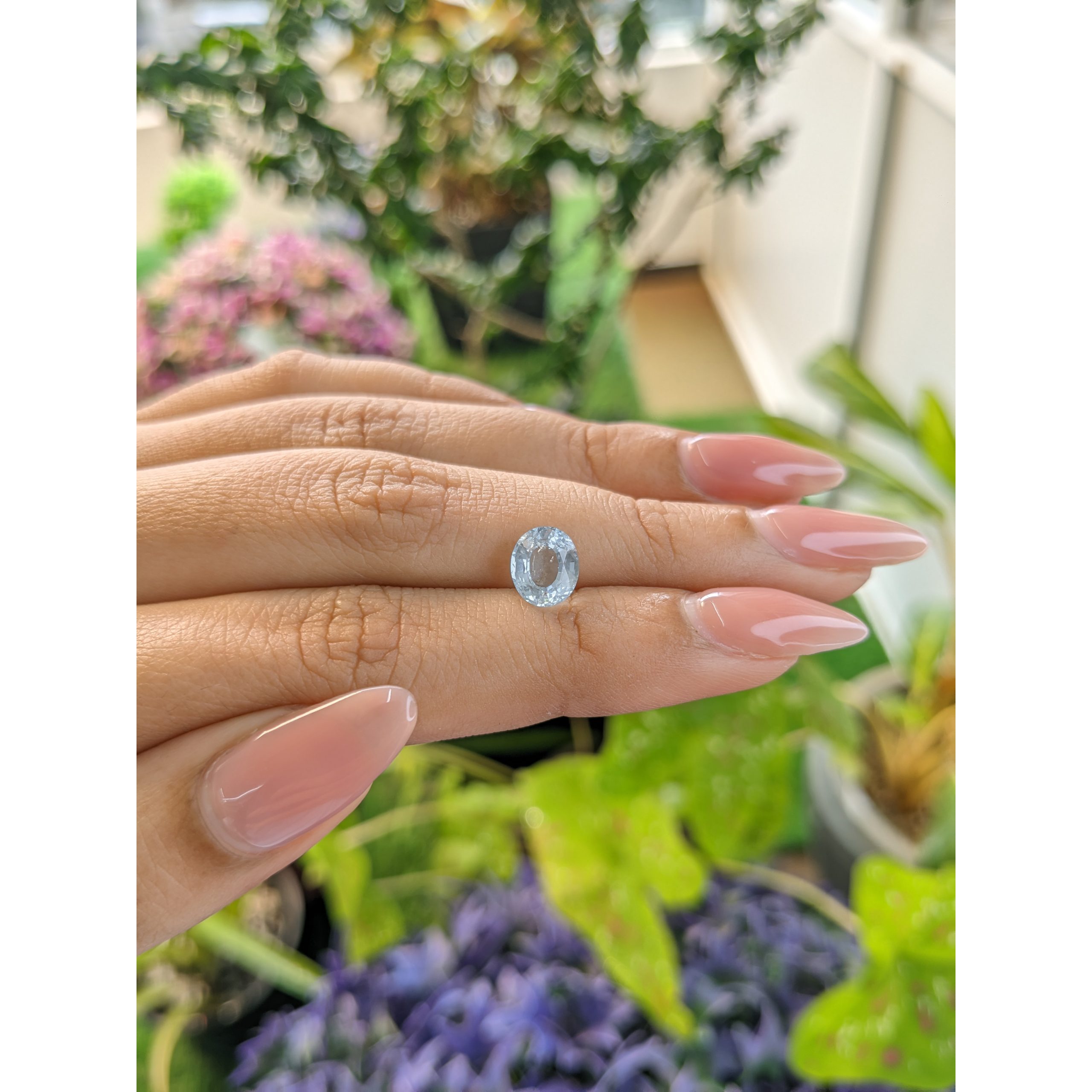 1.81 Ct. Greenish Blue Aquamarine from Ceylon (Sri Lanka) - Image 3