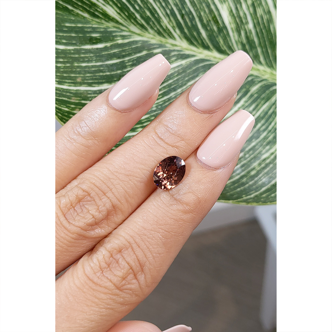 2.70 Ct. Orangish Brown Zircon from Ceylon (Sri Lanka) - Image 2
