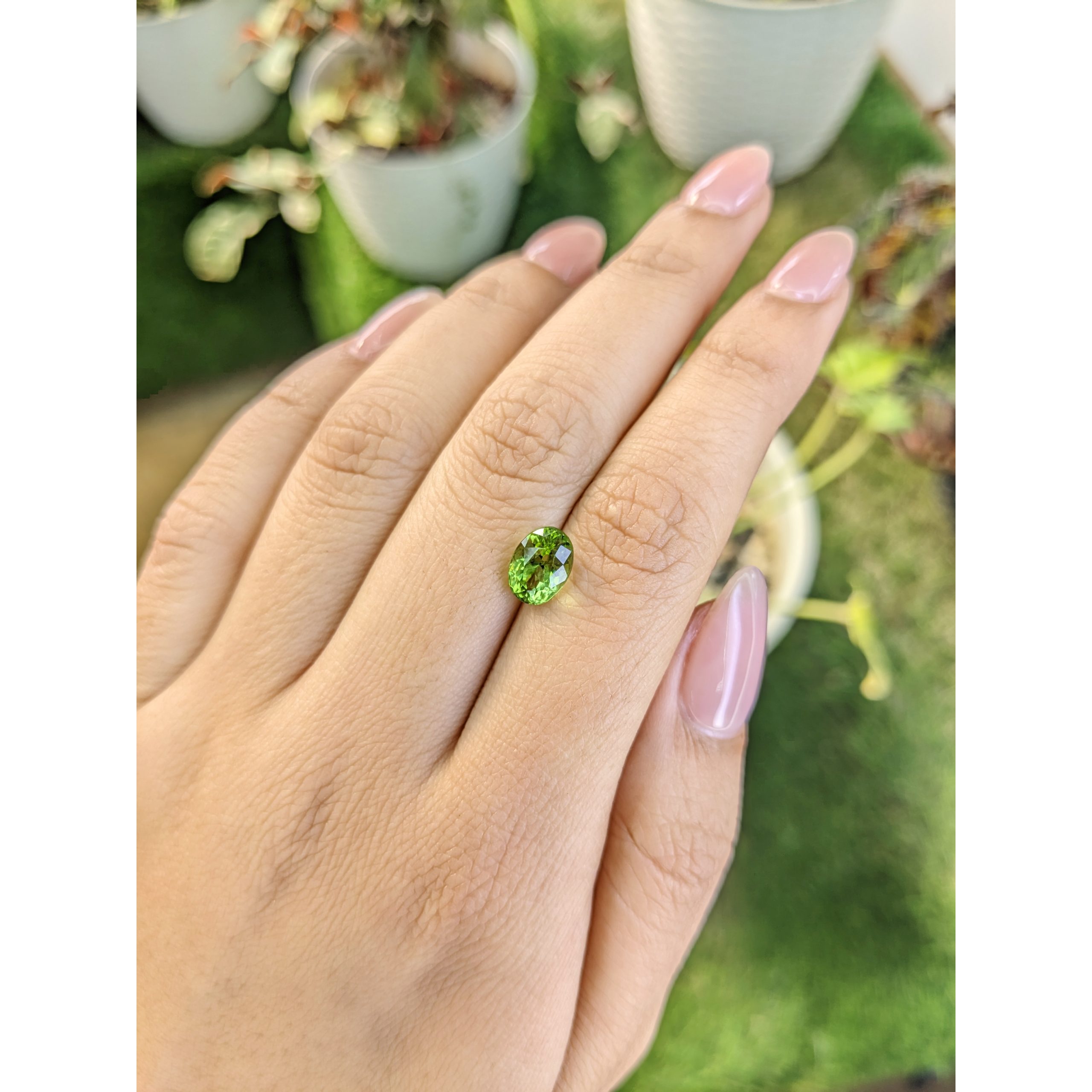 2.15 Ct. Yellowish Green Peridot from Ceylon (Sri Lanka) - Image 3