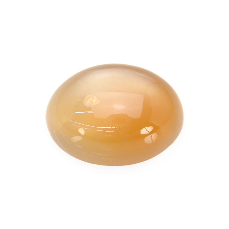 10.57 Ct. Yellow Cabochon Moonstone from Ceylon (Sri Lanka)
