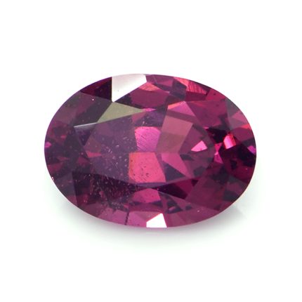 0.88 Ct. Pinkish Purple Rhodolite Garnet from Ceylon (Sri Lanka)