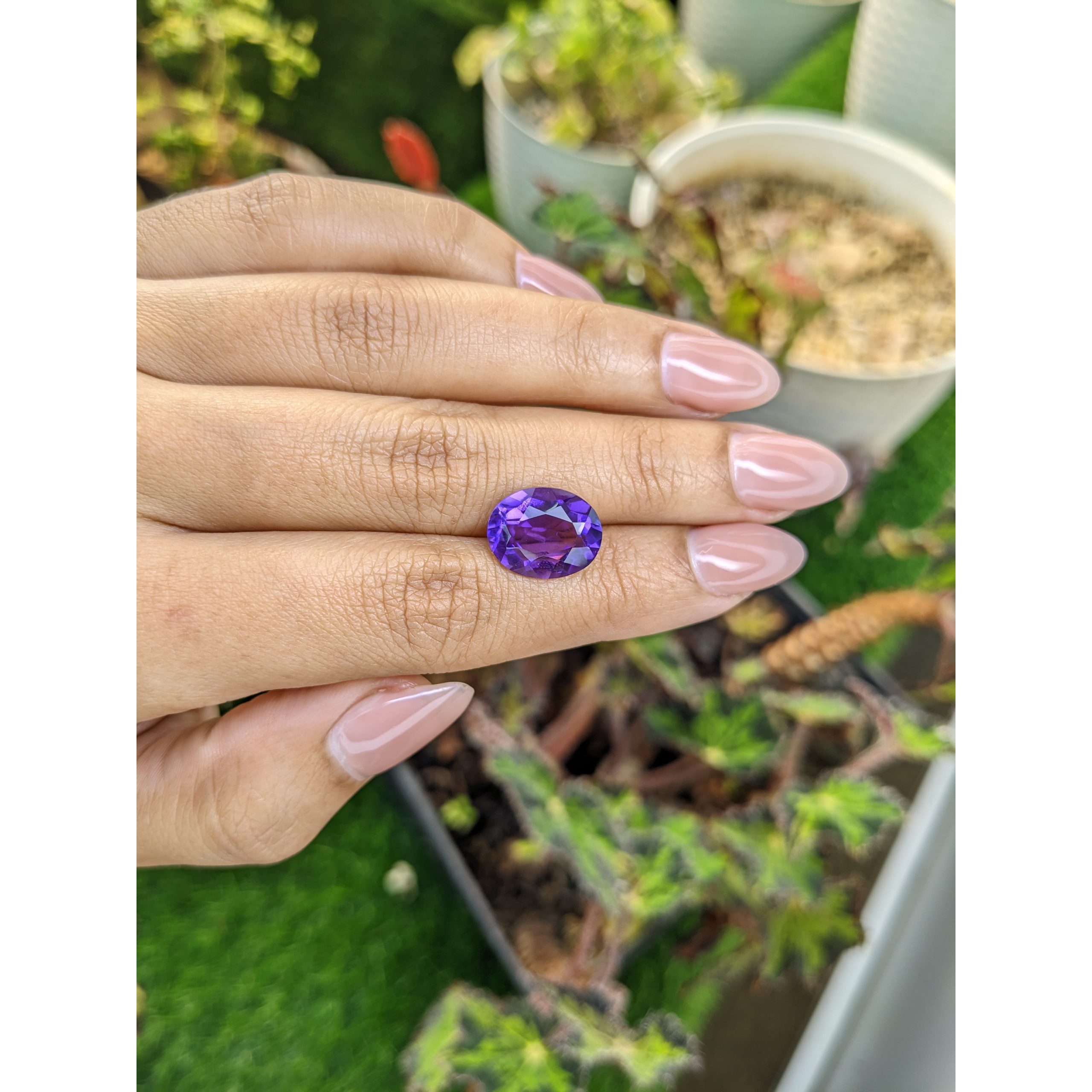 5.46 Ct. Purple Amethyst from Ceylon (Sri Lanka) - Image 3