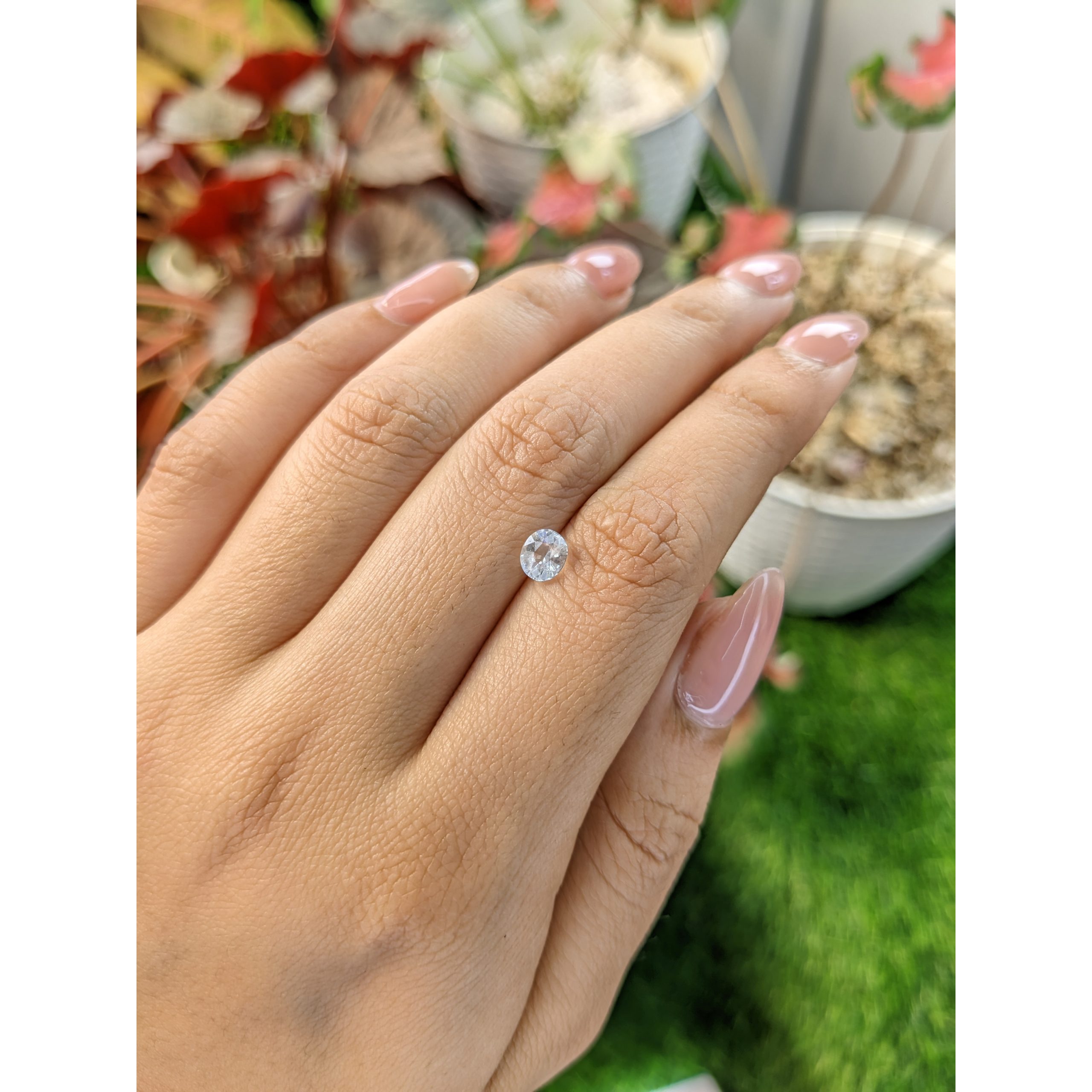 0.54 Ct. Rainbow Moonstone from Ceylon (Sri Lanka) - Image 2