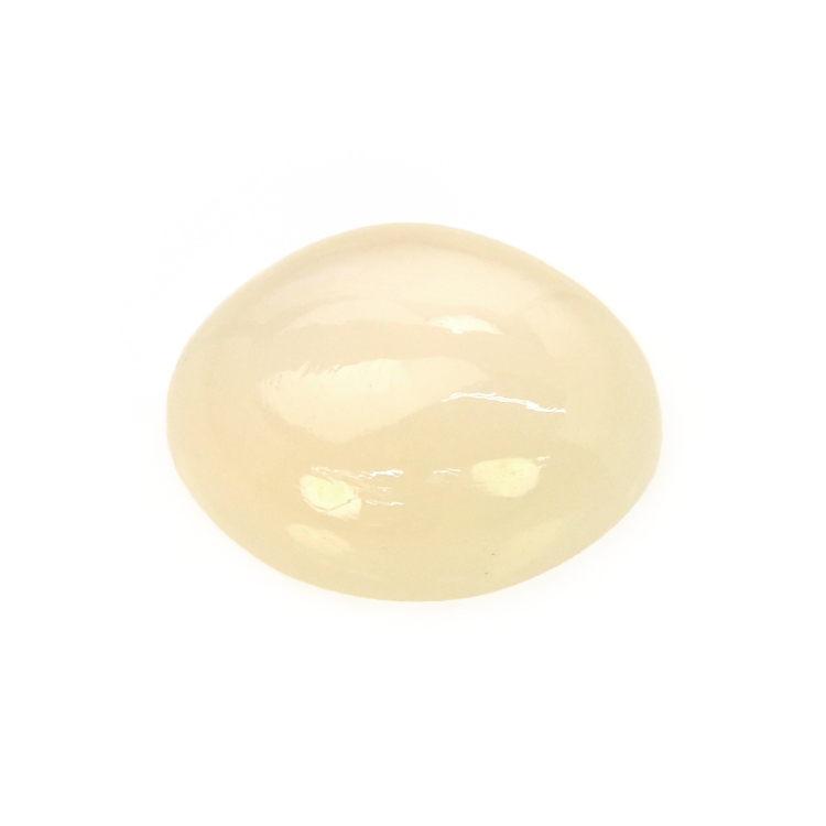 10.58 Ct. Yellow Cabochon Moonstone from Ceylon (Sri Lanka)