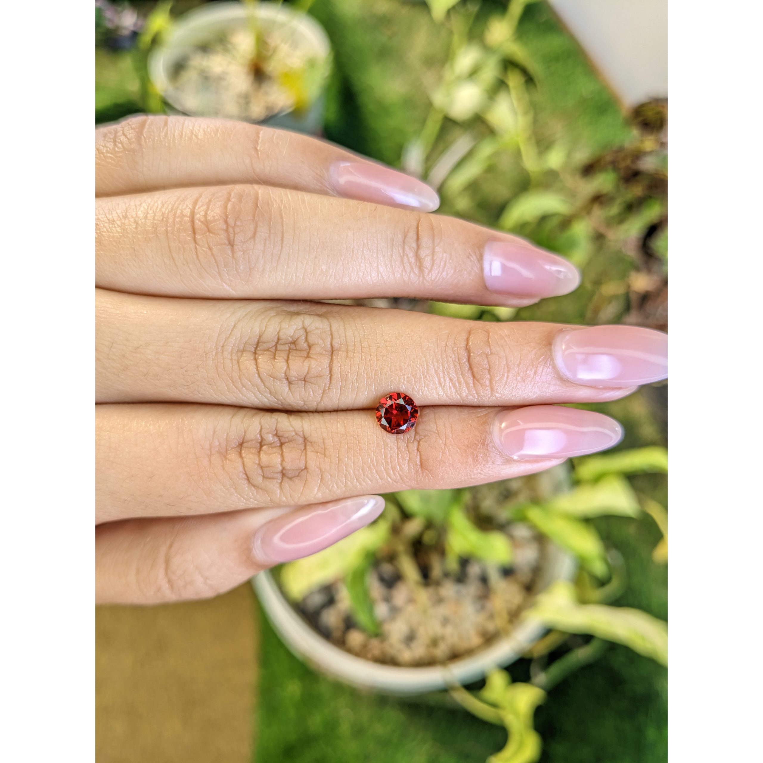 1.06 Ct. Red Garnet from Ceylon (Sri Lanka) - Image 2