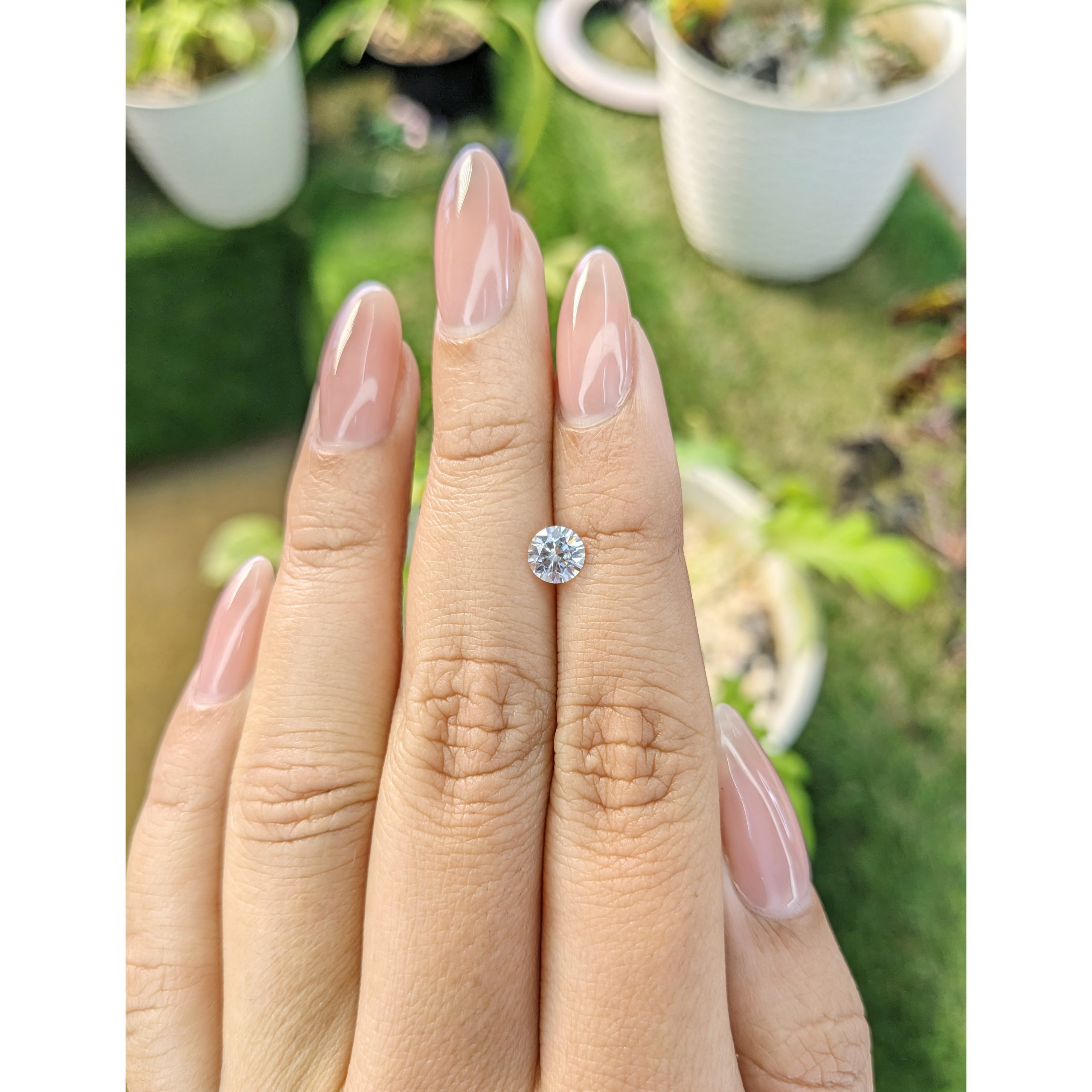 0.90 Ct. White Zircon from Ceylon (Sri Lanka) - Image 3