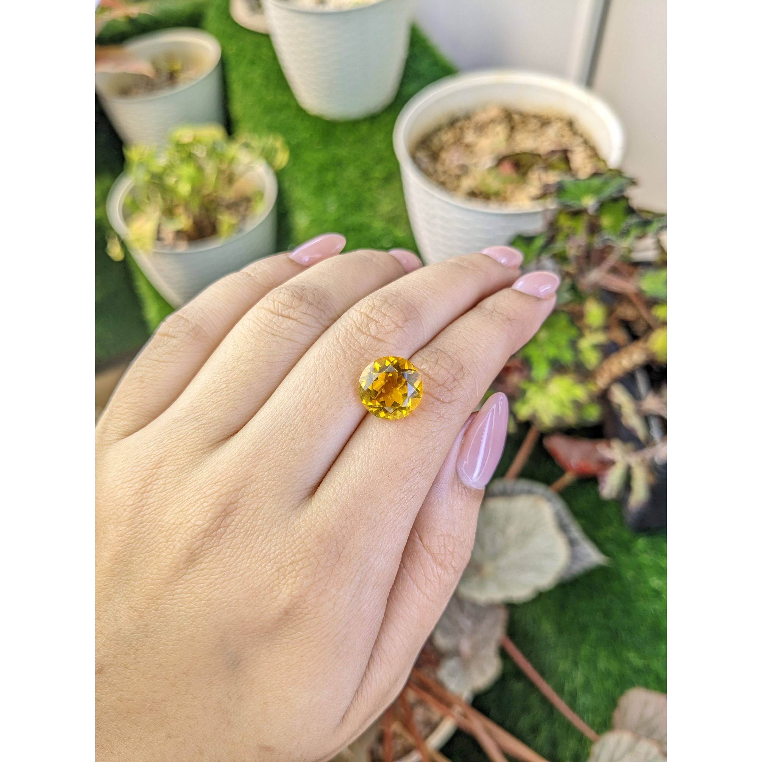 5.37 Ct. Yellow Citrine from Ceylon (Sri Lanka) - Image 3