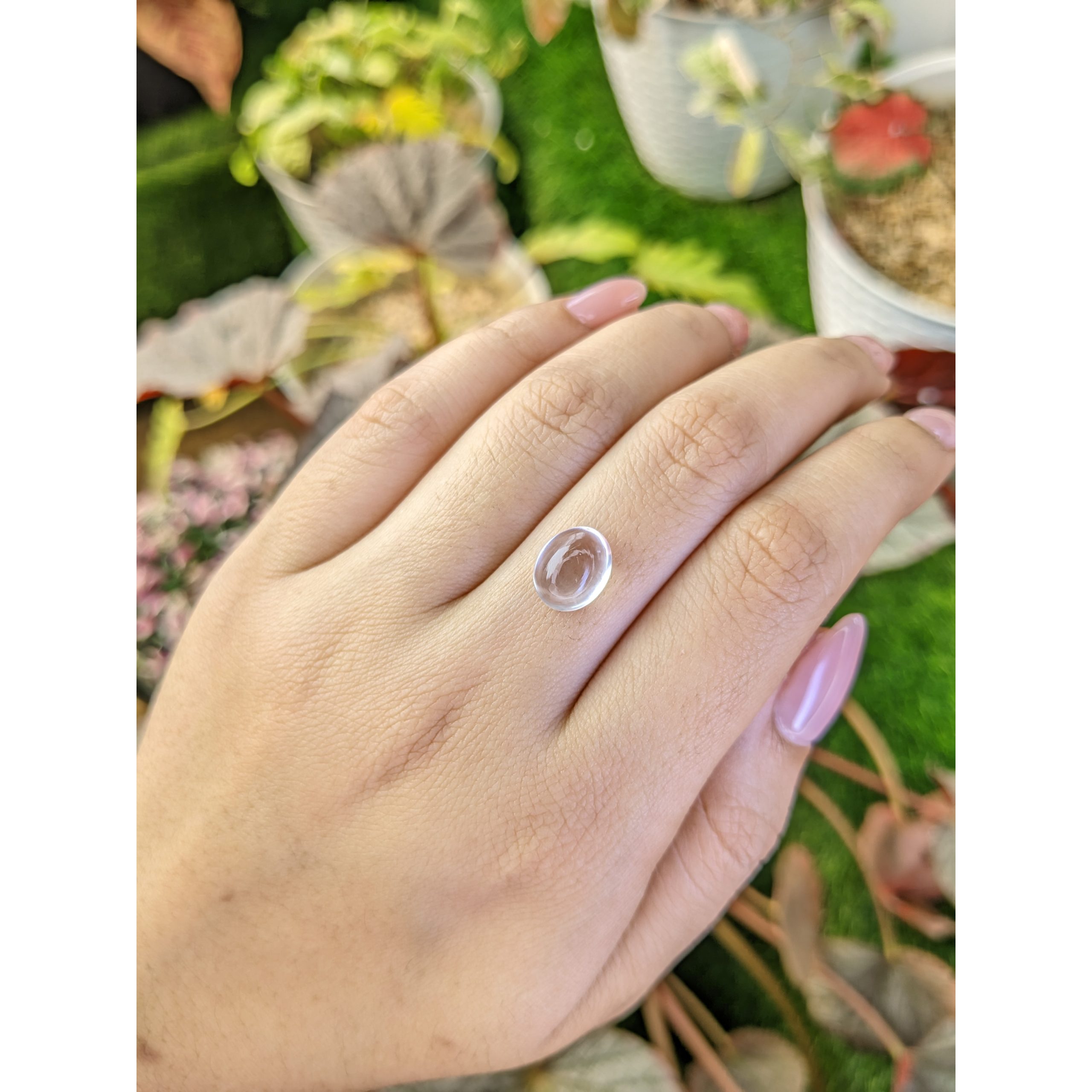 3.52 Ct. White Cabochon Quartz from Madagascar - Image 2
