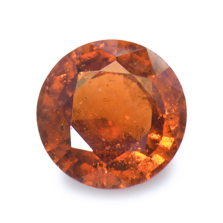 0.76 Ct. Orange Hessonite Garnet from Madagascar