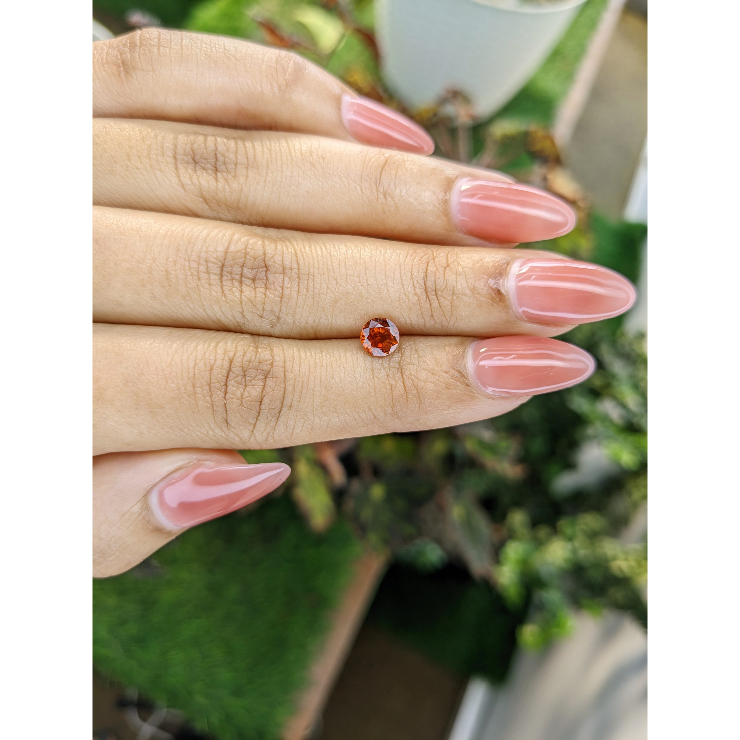 0.76 Ct. Orange Hessonite Garnet from Madagascar - Image 3