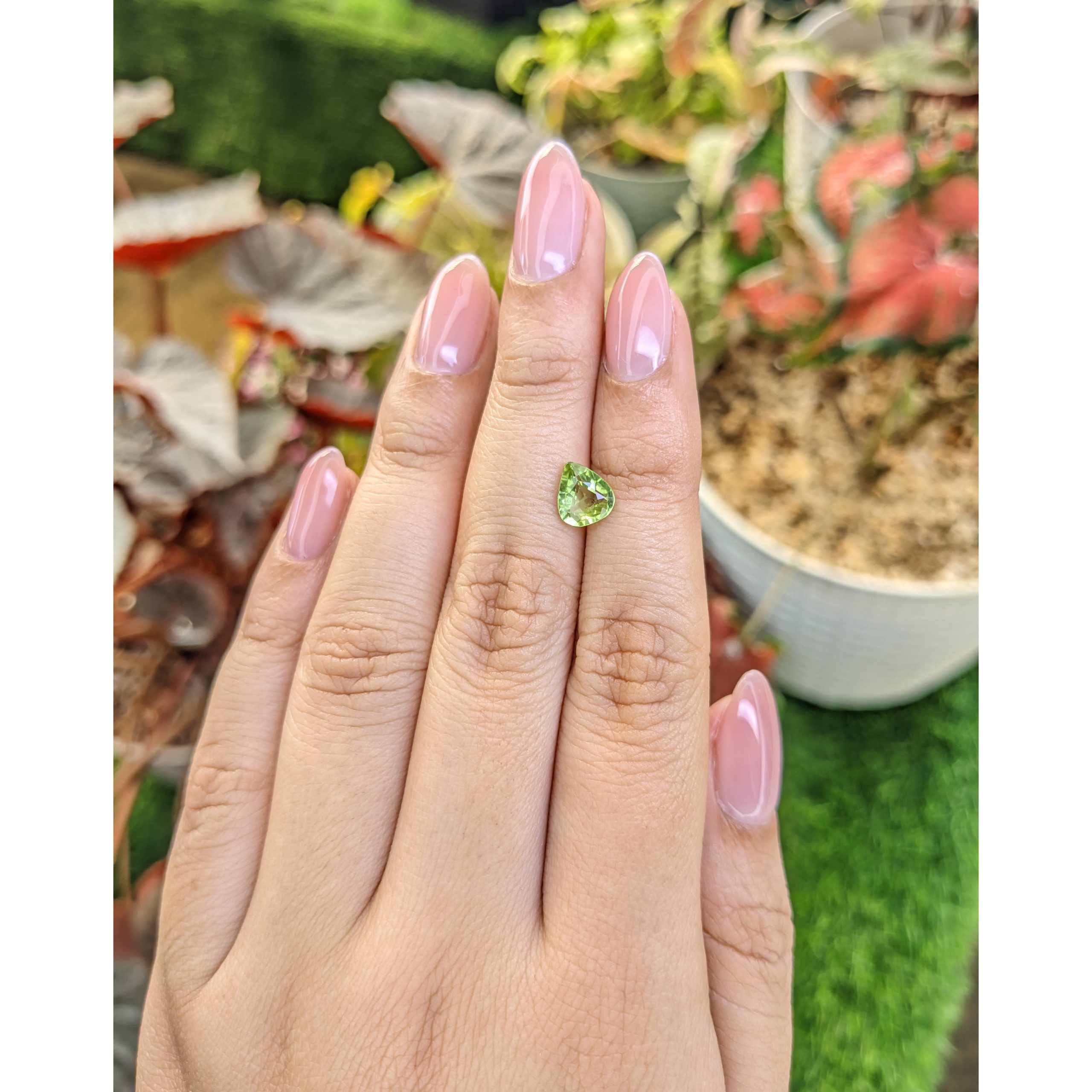 1.06 Ct. Yellowish Green Peridot from Pakistan - Image 2