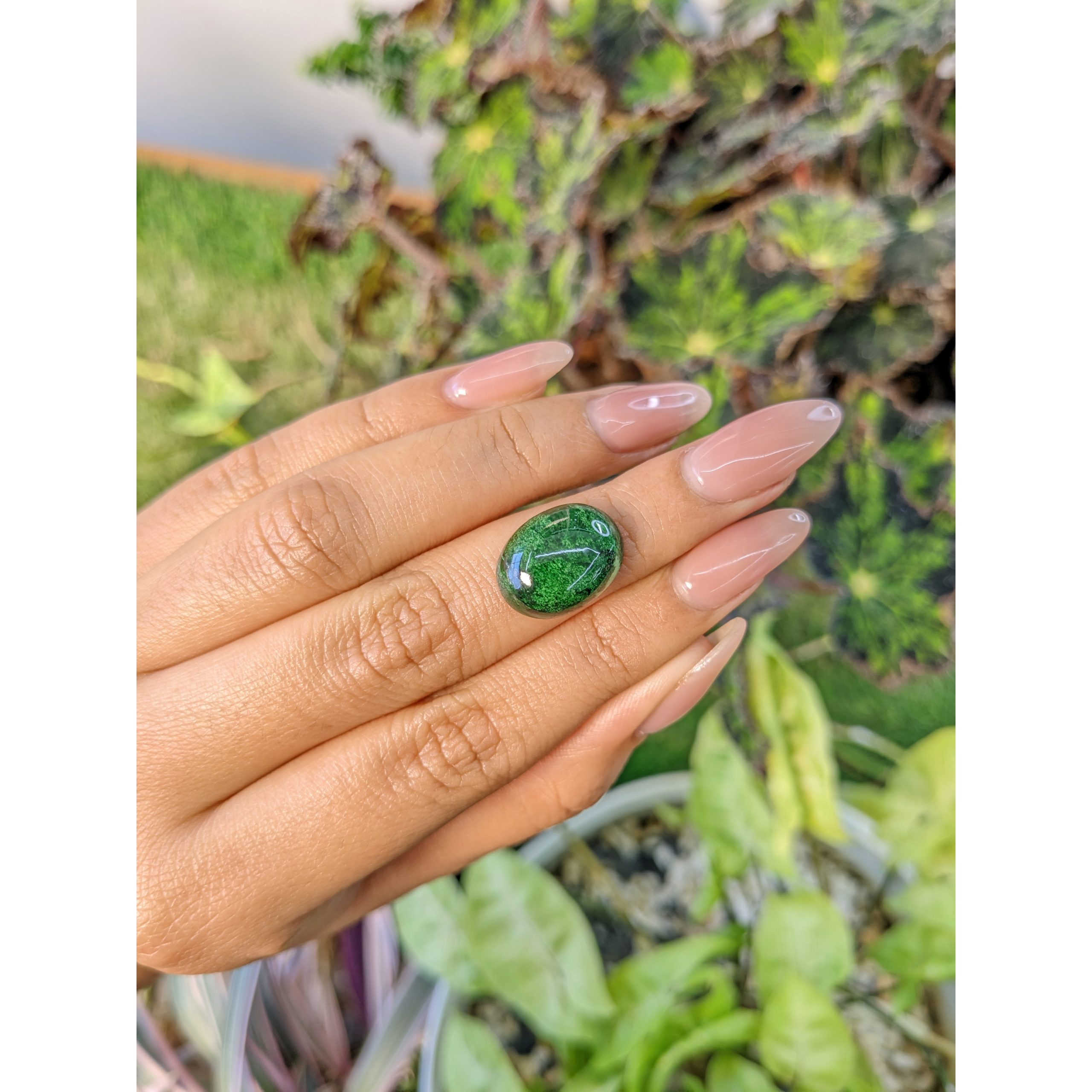 10.64 Ct. Cabochon Malachite from Russia - Image 3
